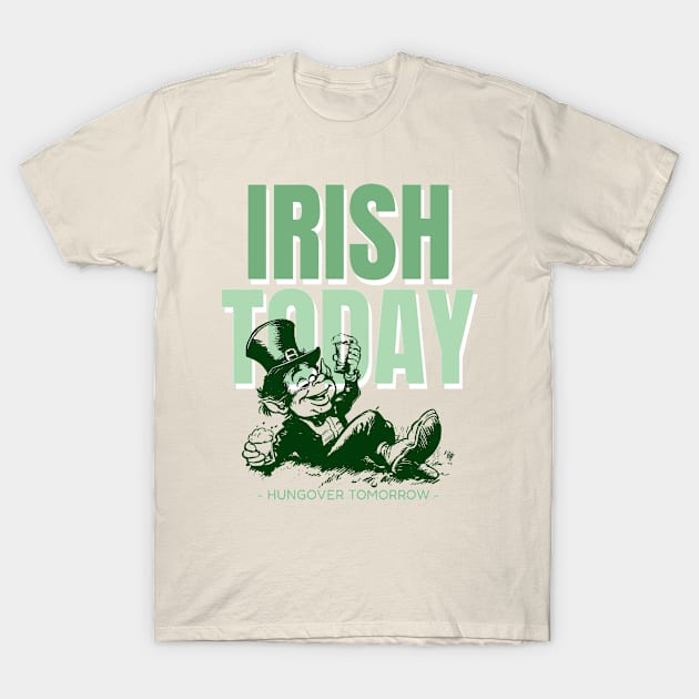 leprechaun st paddy T-Shirt by Tip Top Tee's